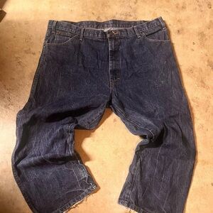 Dickies Men's Dark Blue Relaxed Jeans